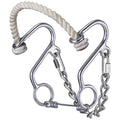 Tough 1 Miniature S Hackamore with Rope Nose – Stainless Steel