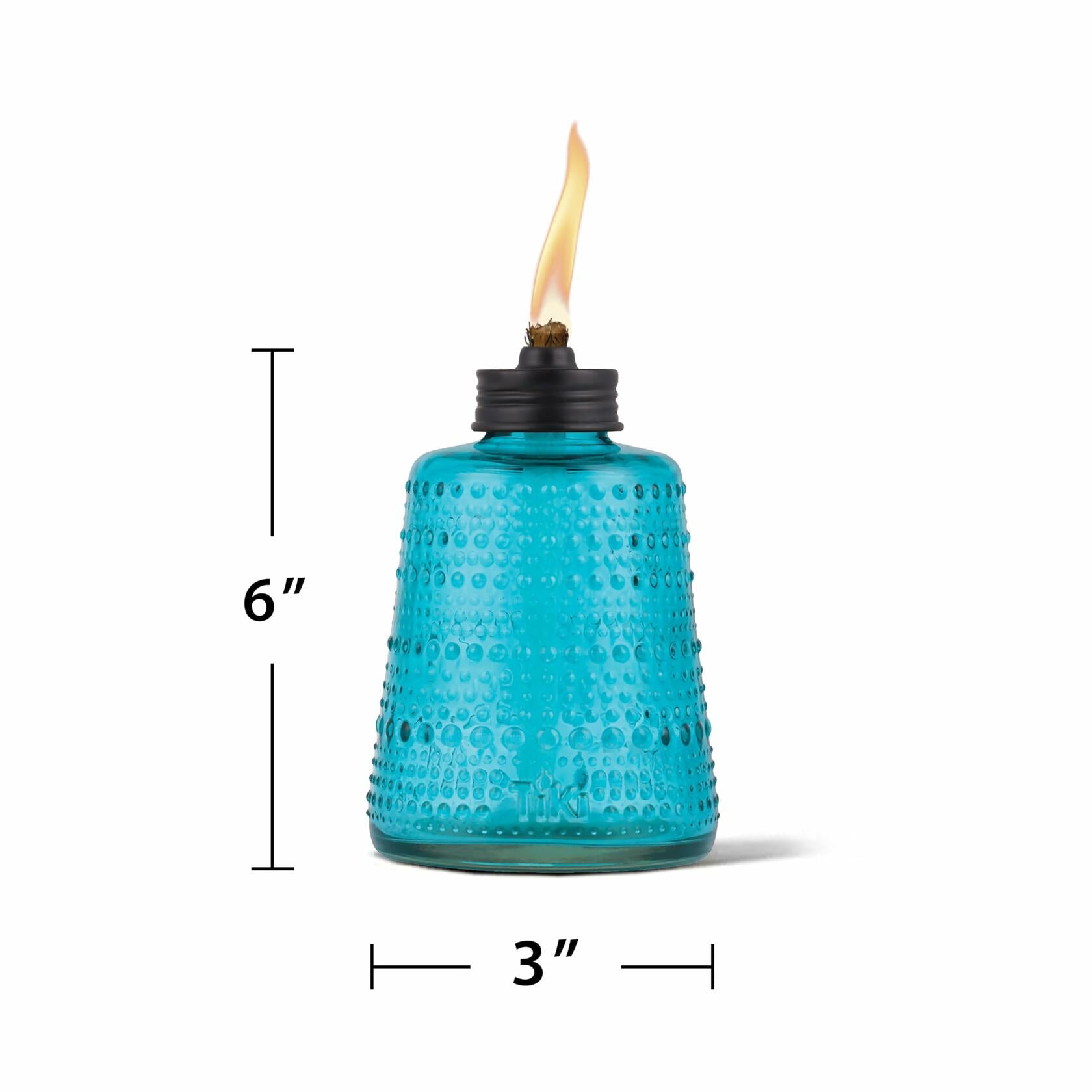 TIKI Carnival Glass Tabletop Torch