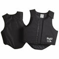 Black bodyguard vest with 'Tough 1' branding on a white background