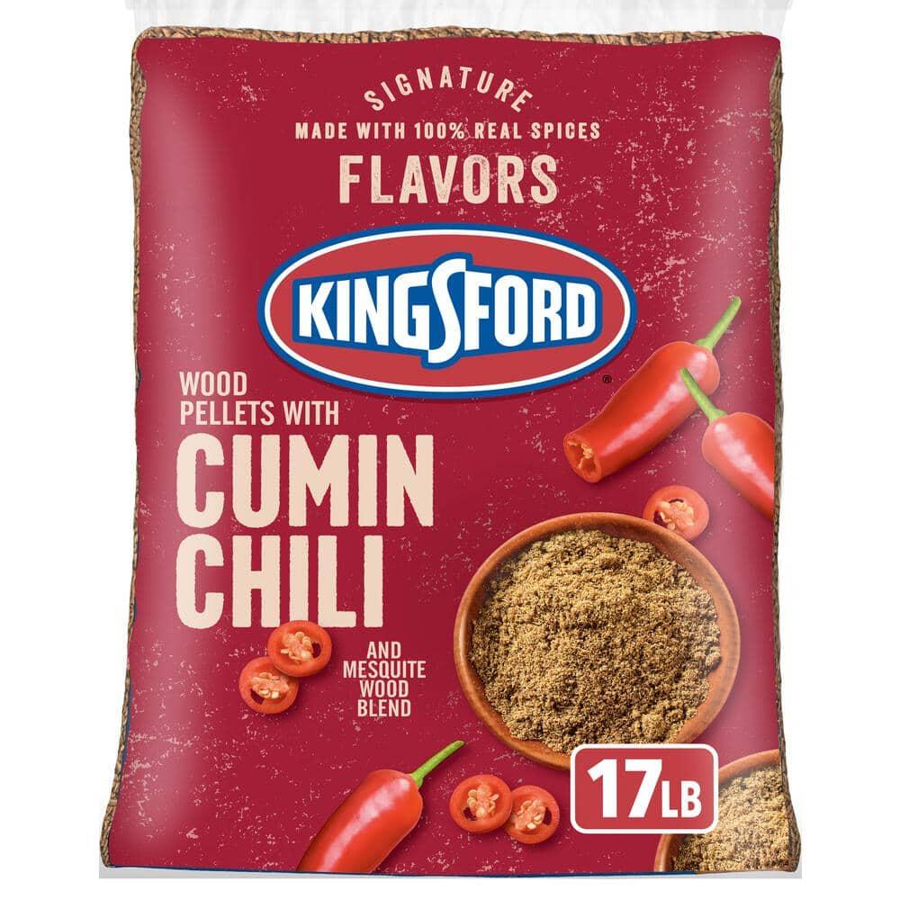 Kingsford Signature Flavors Wood Pellets with Cumin and Chili  17 Pounds