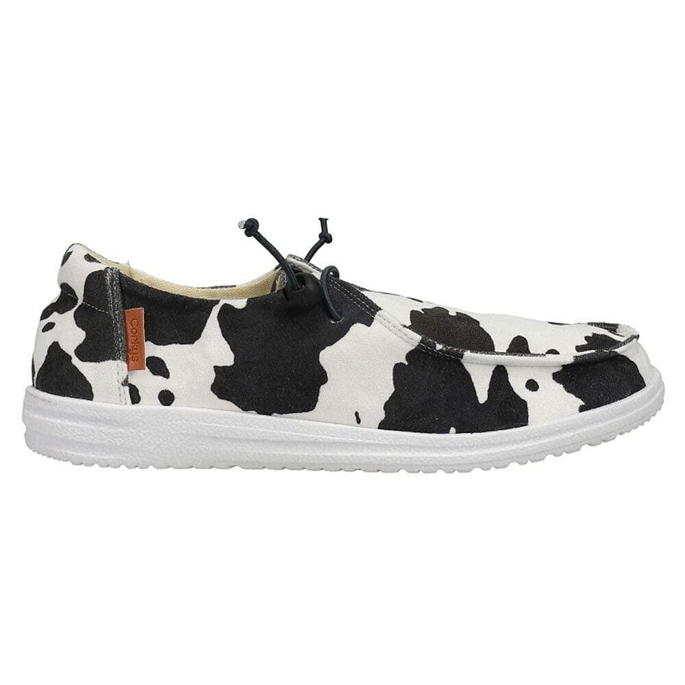 Corkys Kayak black slip-on canvas sneakers in women’s size 10 B
