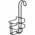 Tough-1 small collapsible black steel bottle holder for quart bottles, shown upright with round opening.

