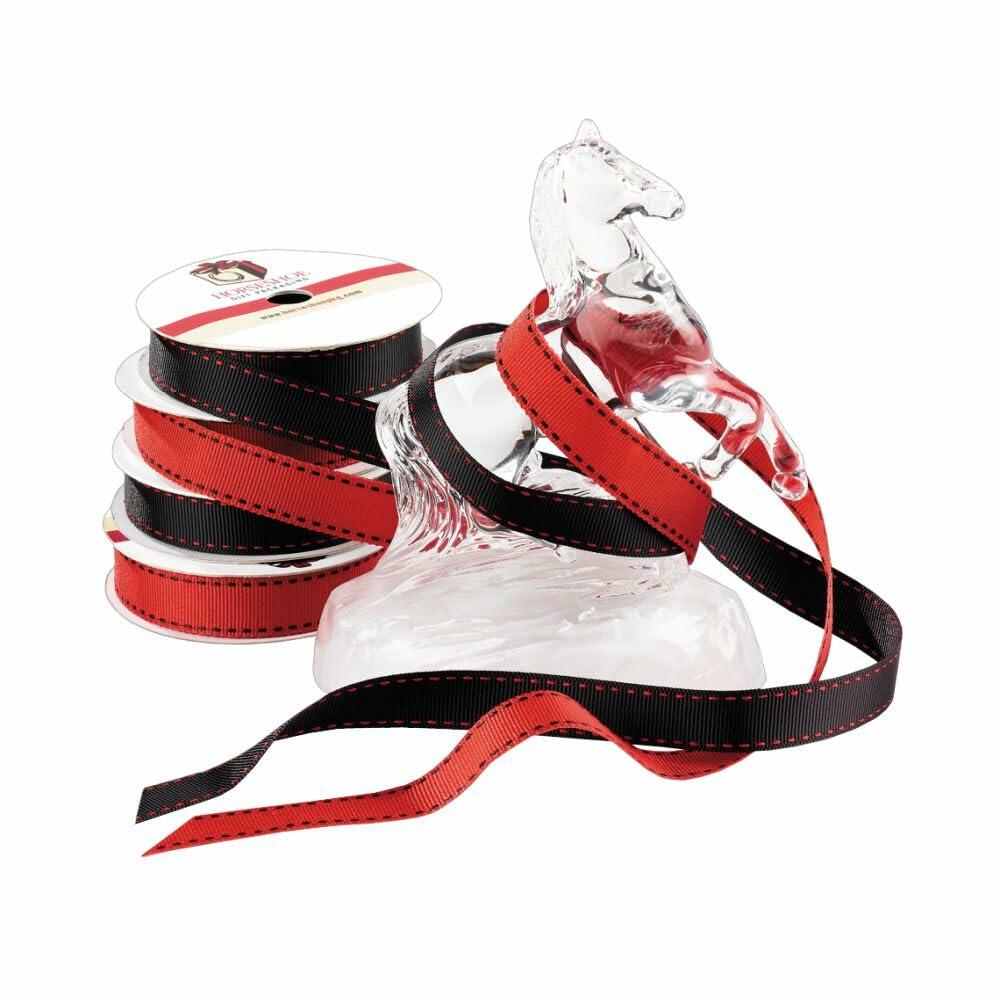 Tough 1 Printed Ribbon Black Red – Ranch Mart