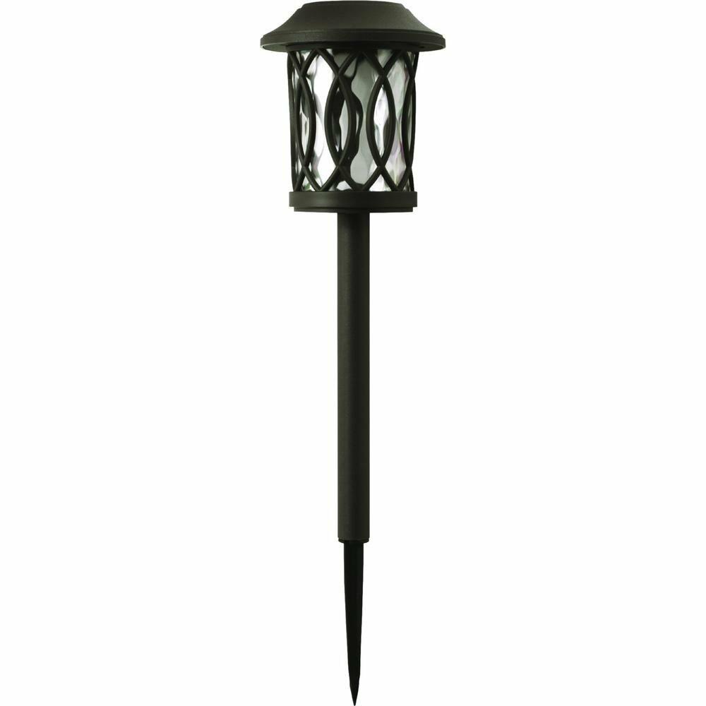 Hampton Bay Solar Bronze Outdoor LED Pathway Lights – 3000K Warm White, 6-Pack