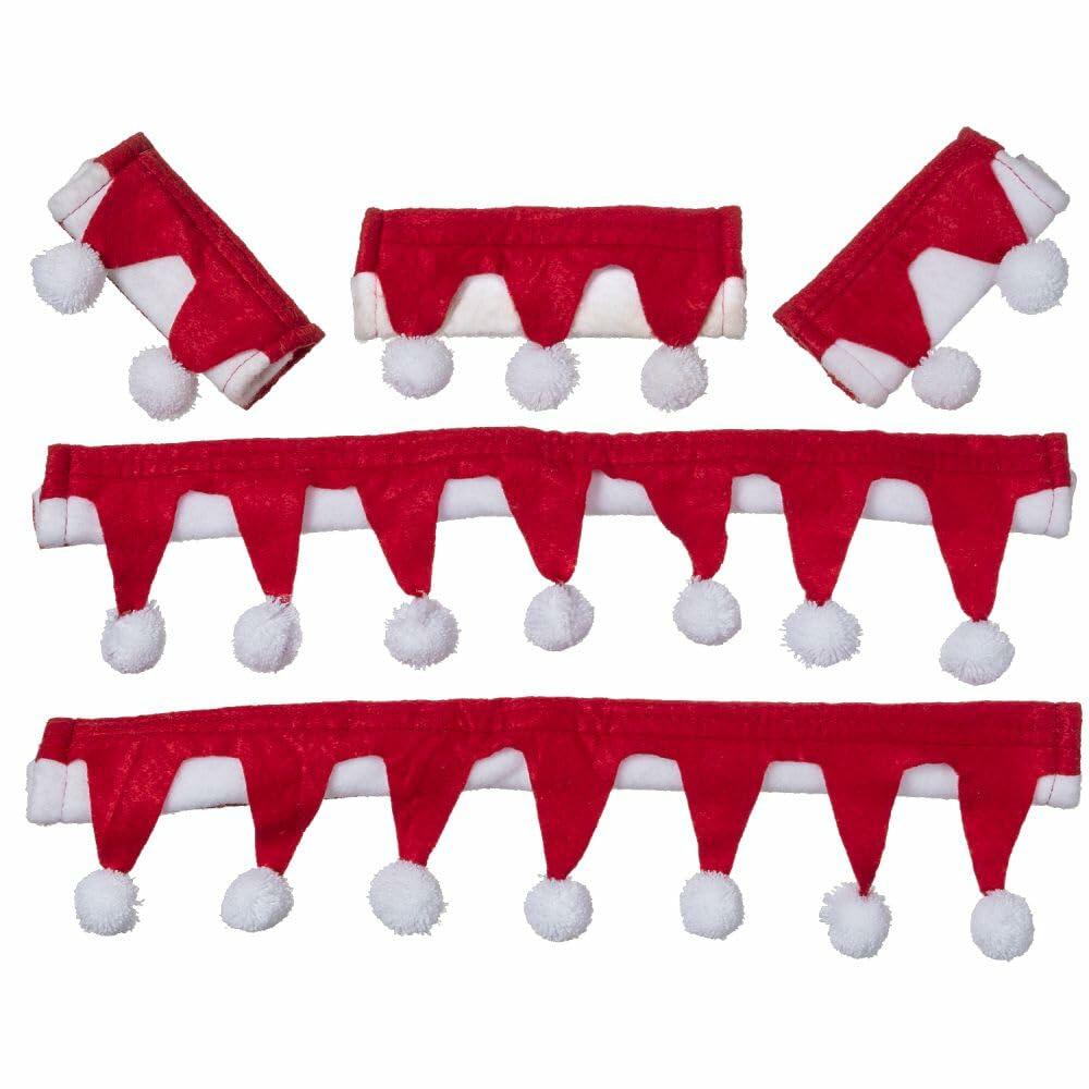 Tough 1 Mini Santa Bridle & Rein Covers - 5 Piece Set