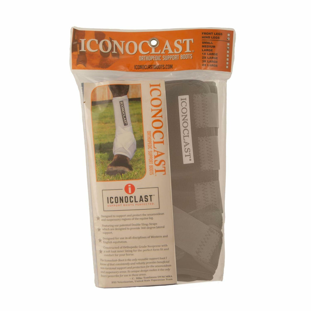 Iconoclast Hind Orthopedic Support Boots Black L