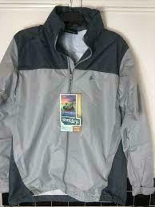 Frogg Toggs River Toadz Pack Jacket Dove Charcoal waterproof breathable size small