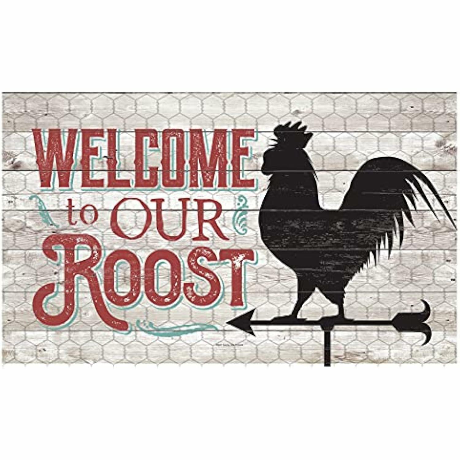 Country Side Welcome to Our Roost Door Mat