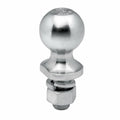 Chrome ball hitch on a white background