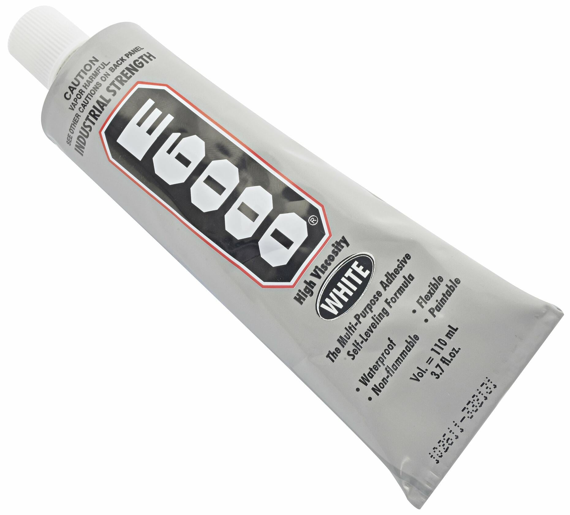 Widow glue tube on a white background