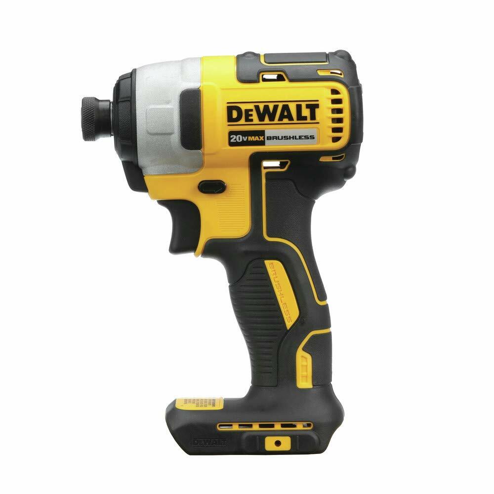 DeWalt cordless drill on a white background