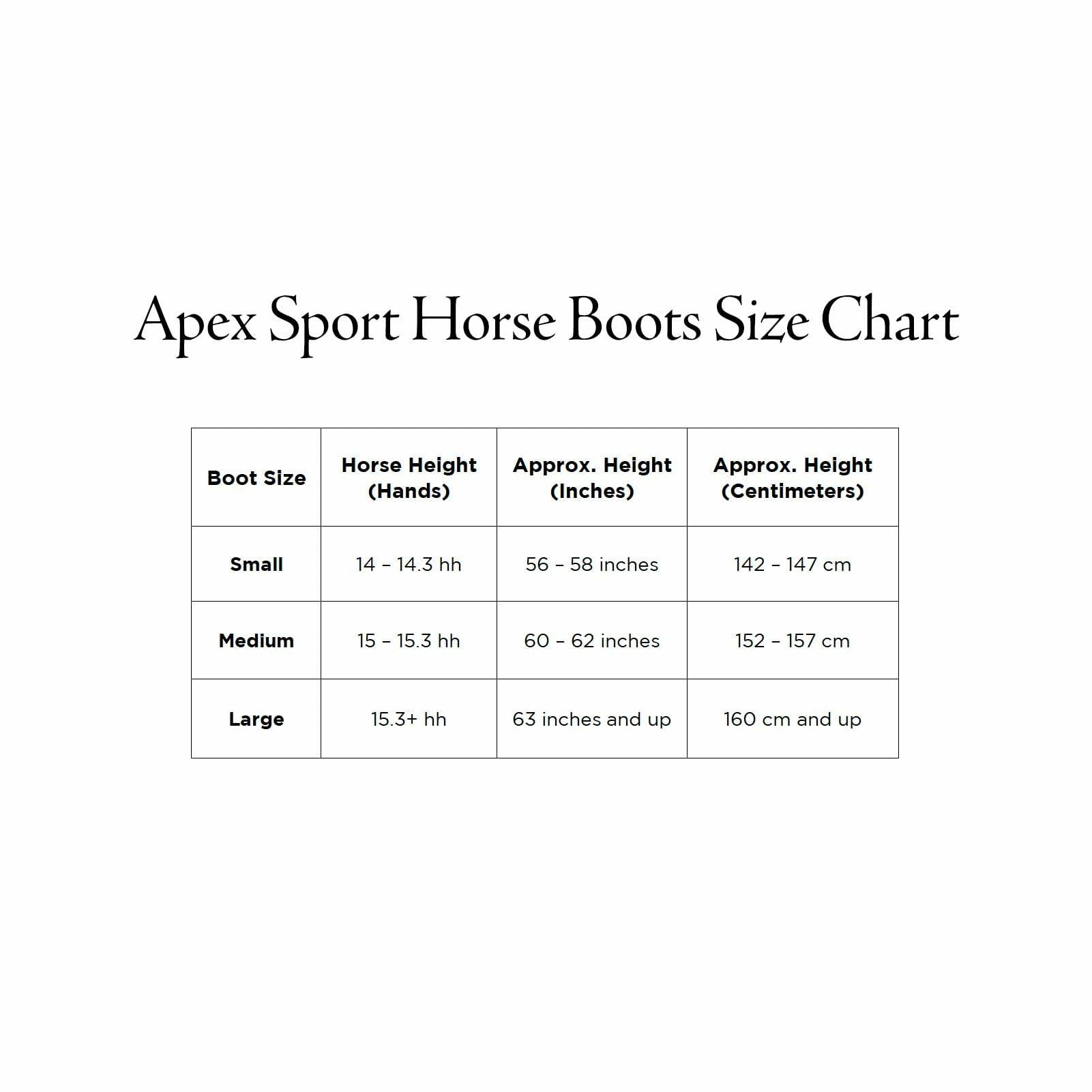 Reinsman Small Apex Sport Horse Boots - 2-Pack