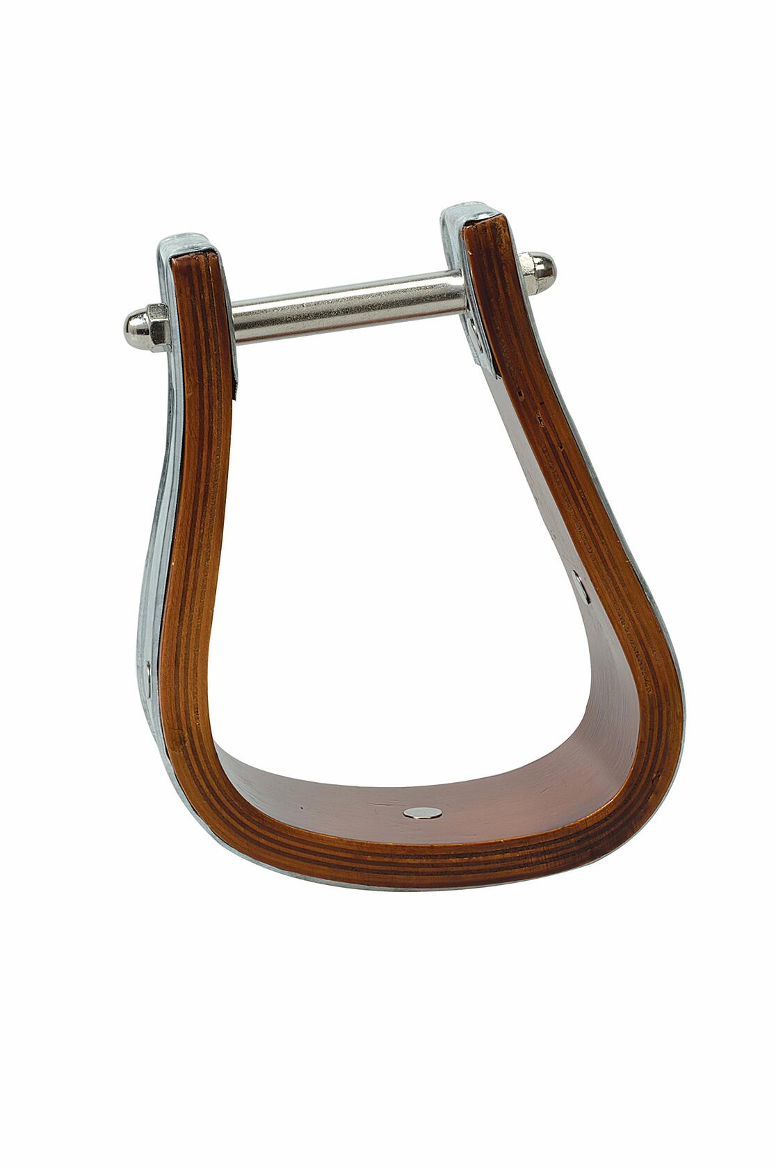 Wooden Stirrups metal bound