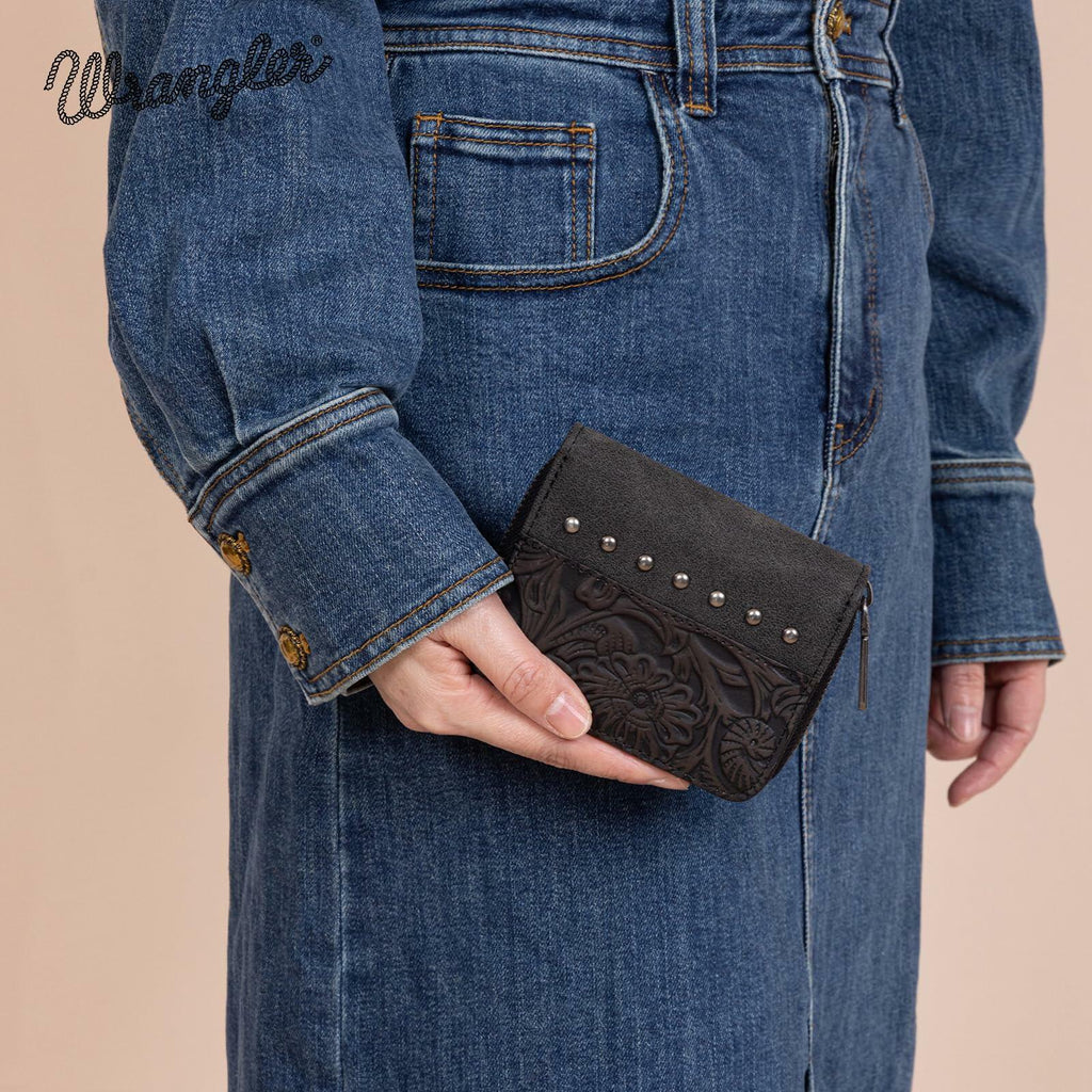 Montana West × Wrangler Credit Card Wallet Bifold Card Case Pouches for Women