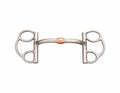 Horse bridle bit on a white background
