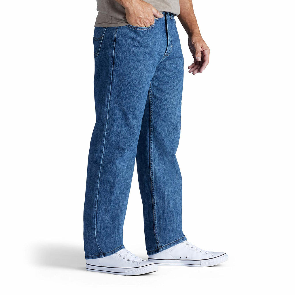 Relaxed Fit Straight Leg Jean