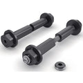 Timber Bolts are adjustable up to 4 inches as shown in the picture
