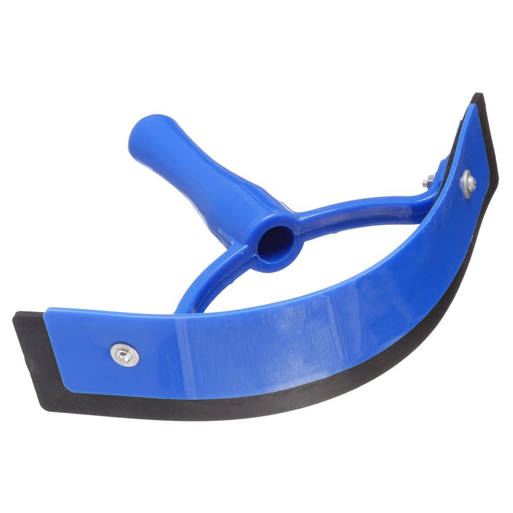 Blue poly sweat scraper