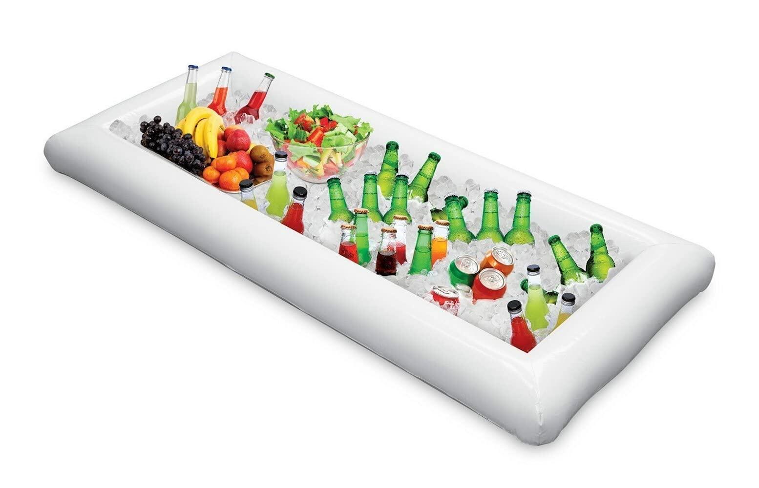 Reusable party serving bar for picnics, BBQs, and tailgating