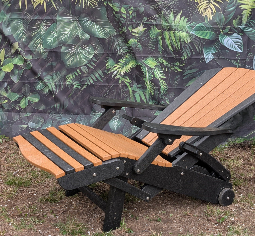 Circle Y Poly Furniture recliner chair with wide arms and ergonomic design