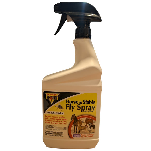 Revenge Horse & Stable Fly Spray – Ready-to-Use 1 Qt.