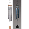 Solar windchime shown in day and night