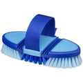 Blue and light blue brush with adjustable  strap