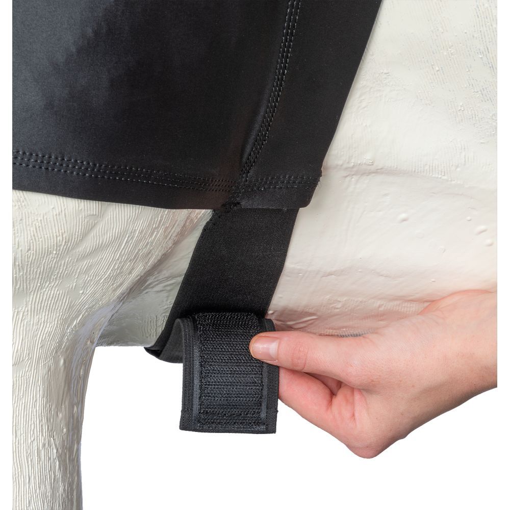 Close up of the velcro fastening of the cover