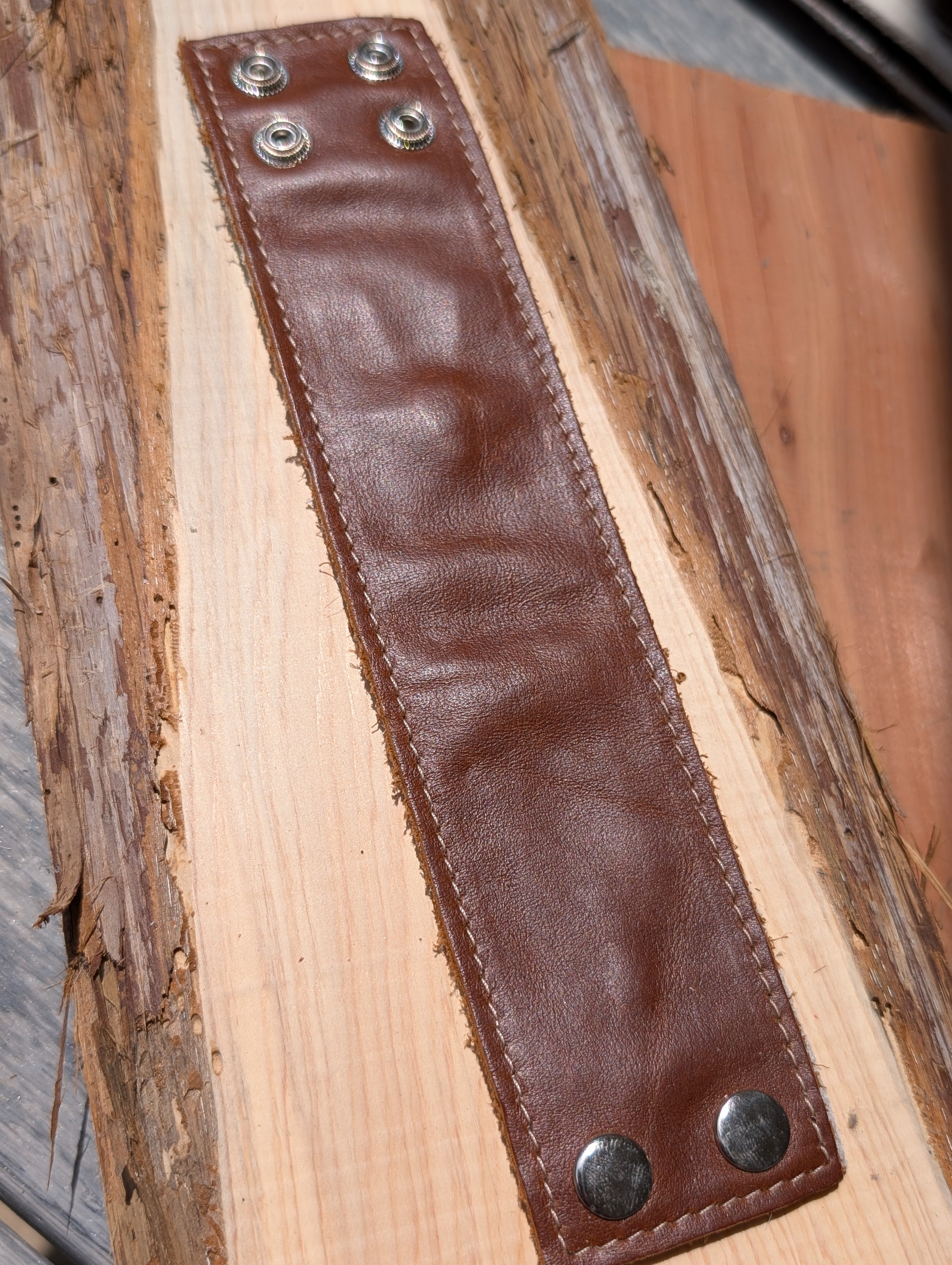 Leather bracelet