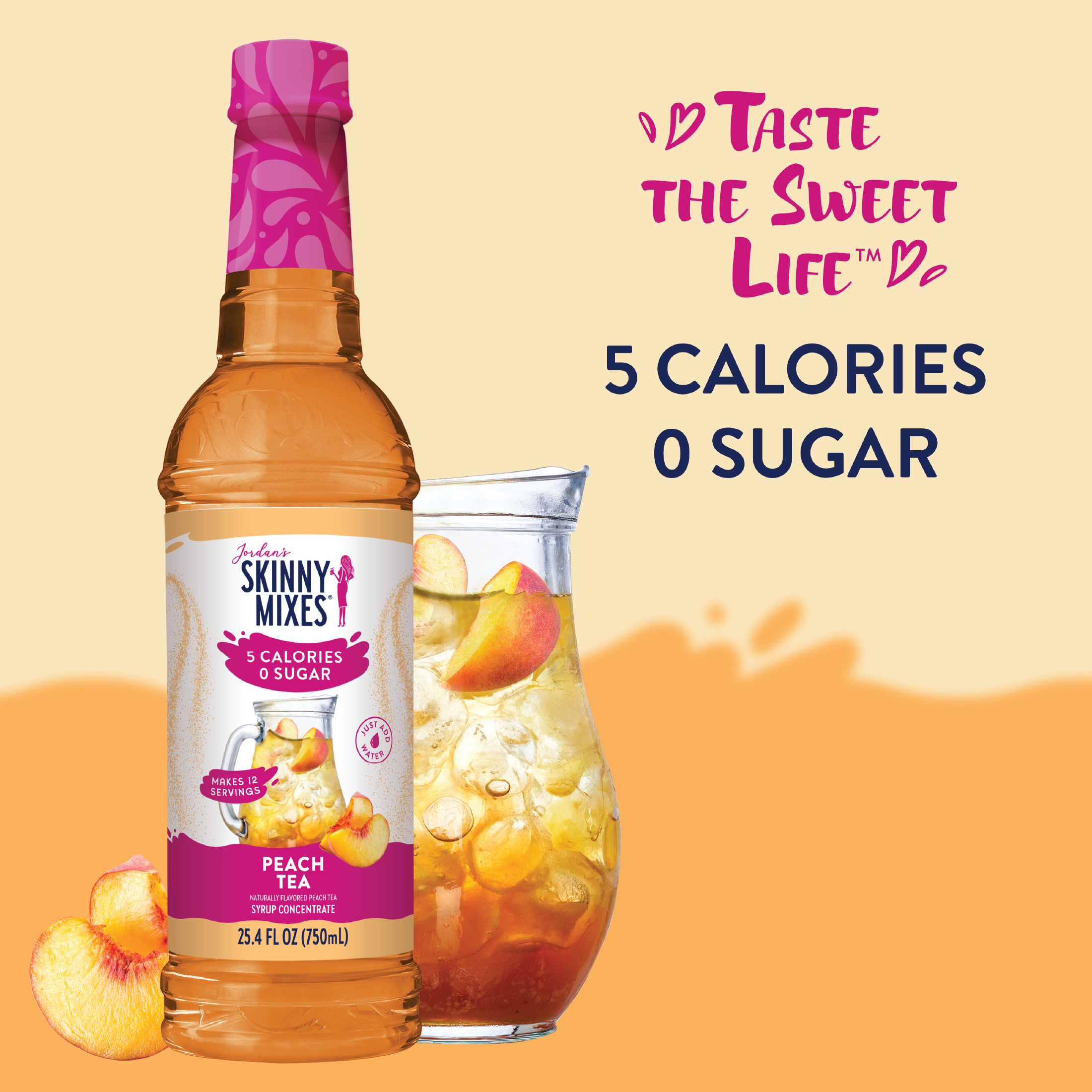 concentrated peach tea syrup